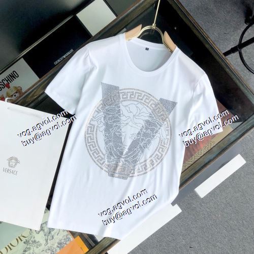  ヴェルサーチVERSACE  格安！ 半袖シャツ  VERSACEスーパーコピー 激安  2色可選  2021春夏