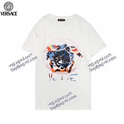  VERSACEスーパーコピー 代引  最旬アイテム  2色可選 半袖シャツ  ヴェルサーチVERSACE  2021春夏