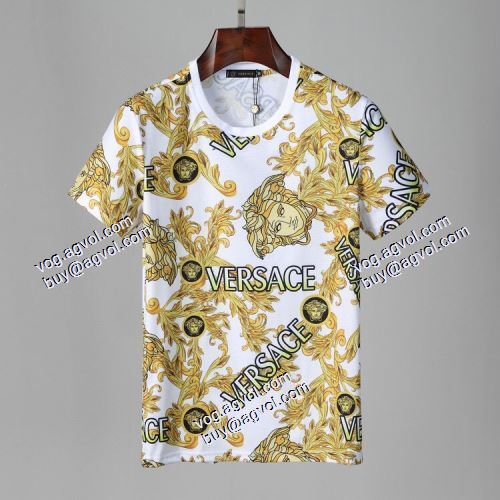  ヴェルサーチVERSACE  SALE!今季  VERSACEスーパーコピー  2021春夏  半袖シャツ 