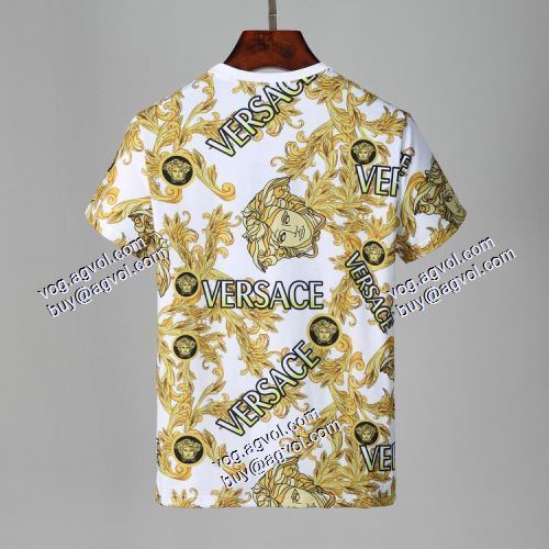  ヴェルサーチVERSACE  SALE!今季  VERSACEスーパーコピー  2021春夏  半袖シャツ 