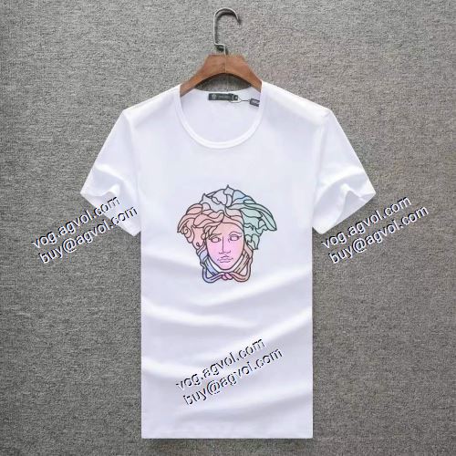  VERSACEコピー ブランド  2021春夏  2色可選  ヴェルサーチVERSACE  半袖シャツ  プレゼントに 