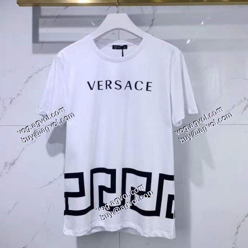  2021春夏  2色可選  ヴェルサーチVERSACE  半袖シャツ 完売品！ VERSACEコピーブランド 