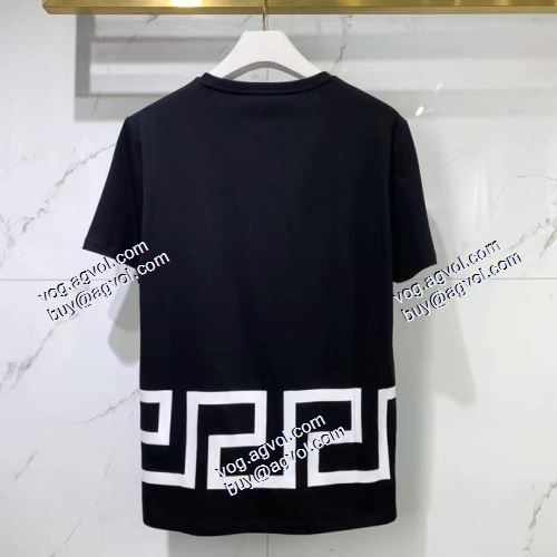  2021春夏  2色可選  ヴェルサーチVERSACE  半袖シャツ 完売品！ VERSACEコピーブランド 