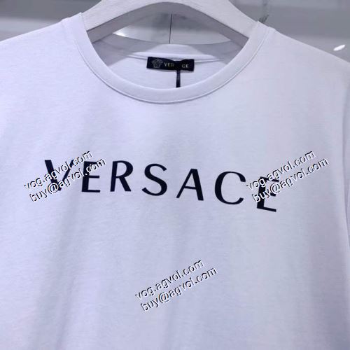  2021春夏  2色可選  ヴェルサーチVERSACE  半袖シャツ 完売品！ VERSACEコピーブランド 