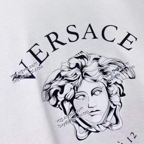  2色可選  お買得  VERSACEスーパーコピー 代引  半袖シャツ  ヴェルサーチVERSACE  2021春夏 