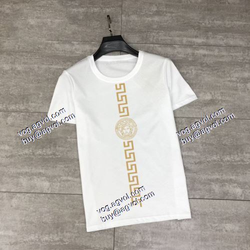  2021春夏  ヴェルサーチVERSACE  超レア  VERSACEブランドスーパーコピー  半袖シャツ  2色可選