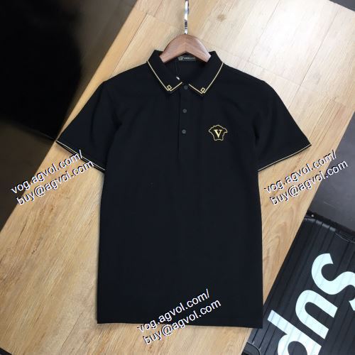  ヴェルサーチVERSACE 大人っぼい 2021春夏 VERSACEブランド コピー 3色可選 半袖Tシャツ