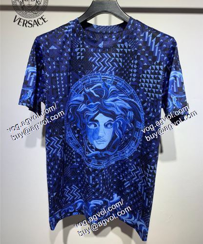  ヴェルサーチVERSACE 半袖Tシャツ 3色可選 2021春夏 VERSACEコピー ブランド 売れ筋のいい