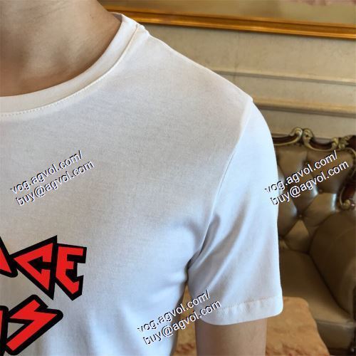  ヴェルサーチVERSACE ポップ 2021春夏 VERSACEブランド コピー 半袖Tシャツ 2色可選