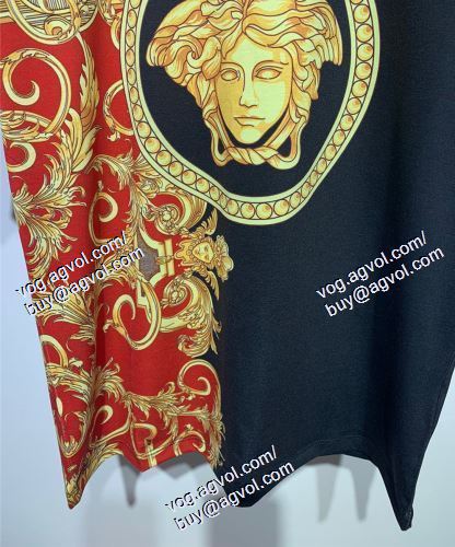  ファッション 人気 VERSACEスーパーコピー 半袖Tシャツ ヴェルサーチVERSACE 2021春夏