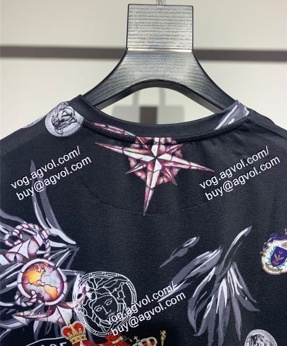  2021春夏 VERSACEコピー 半袖Tシャツ ヴェルサーチVERSACE コスパ最高のプライス