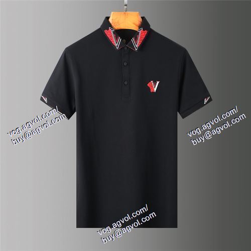  大人気☆NEW!!  VERSACE偽物ブランド ヴェルサーチVERSACE 2021春夏 3色可選 半袖Tシャツ