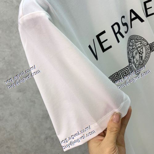  2021春夏 VERSACEスーパーコピー 代引 2色可選 半袖Tシャツ ヴェルサーチVERSACE SALE!今季 