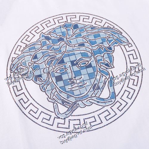  ヴェルサーチVERSACE 2色可選 半袖Tシャツ ～希少 2021春夏 VERSACEブランド コピー