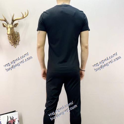  2021春夏 VERSACEコピー 大特価 ヴェルサーチVERSACE 半袖Tシャツ 