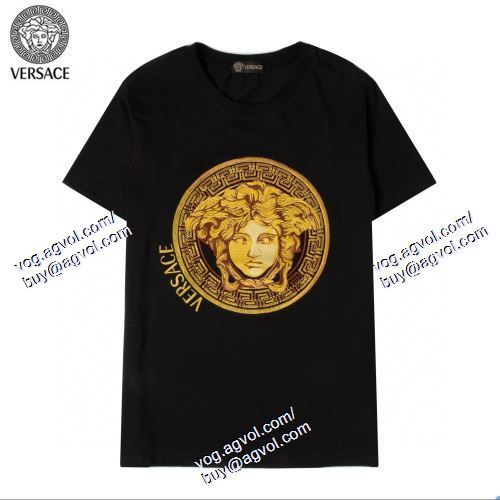  2021春夏 半袖Tシャツ 2色可選 VERSACEスーパーコピー 激安 大人のおしゃれに ヴェルサーチVERSACE