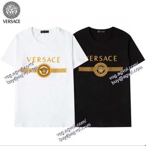  ヴェルサーチVERSACE 2色可選 2021春夏 半袖Tシャツ VERSACEコピーブランド 人気が爆発