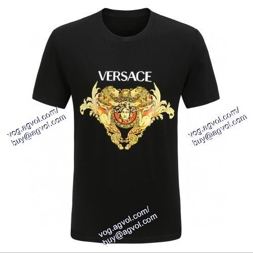 ヴェルサーチVERSACE 2021春夏 半袖Tシャツ VERSACEブランド コピー 2色可選 高級感演出