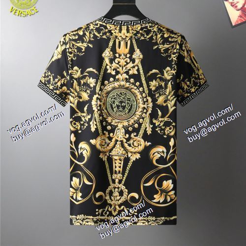  2021春夏 VERSACEスーパーコピー 激安 半袖Tシャツ ヴェルサーチVERSACE 2色可選 上質 大人気！