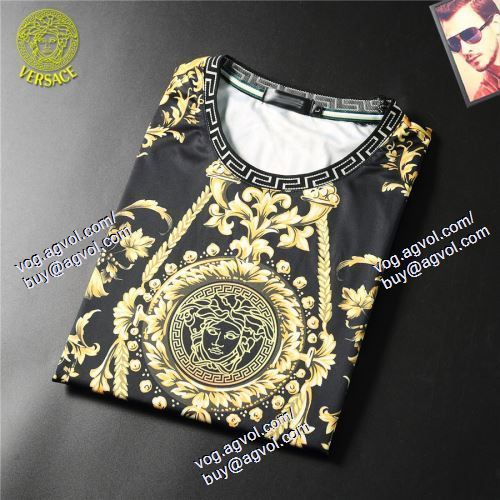  2021春夏 VERSACEスーパーコピー 激安 半袖Tシャツ ヴェルサーチVERSACE 2色可選 上質 大人気！ 