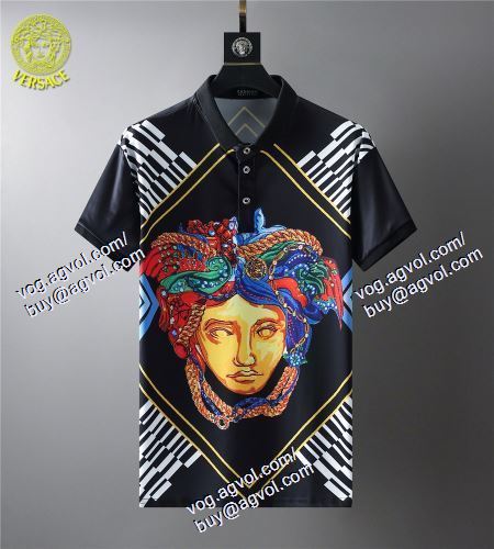  VERSACEブランドコピー 2色可選 半袖Tシャツ ヴェルサーチVERSACE 2021春夏 注目のアイテム