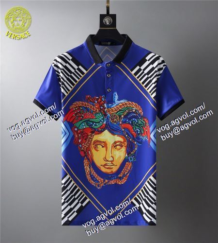  VERSACEブランドコピー 2色可選 半袖Tシャツ ヴェルサーチVERSACE 2021春夏 注目のアイテム