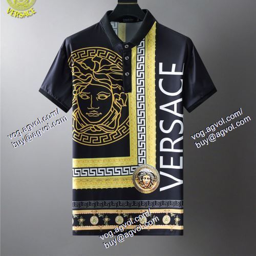  VERSACEスーパーコピー 2色可選 半袖Tシャツ ヴェルサーチVERSACE 2021春夏 高級感を引き立てる