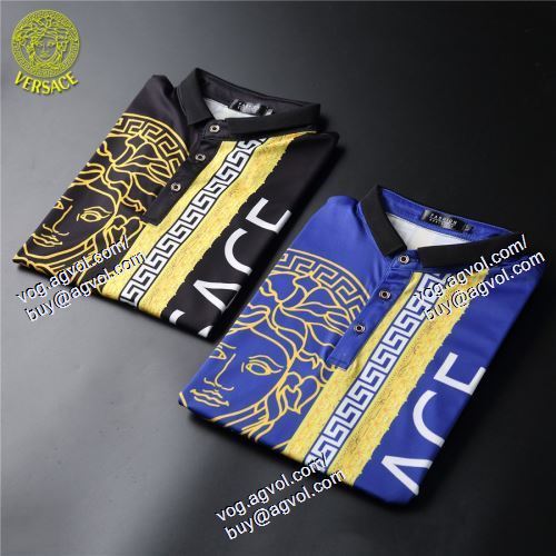  VERSACEスーパーコピー 2色可選 半袖Tシャツ ヴェルサーチVERSACE 2021春夏 高級感を引き立てる