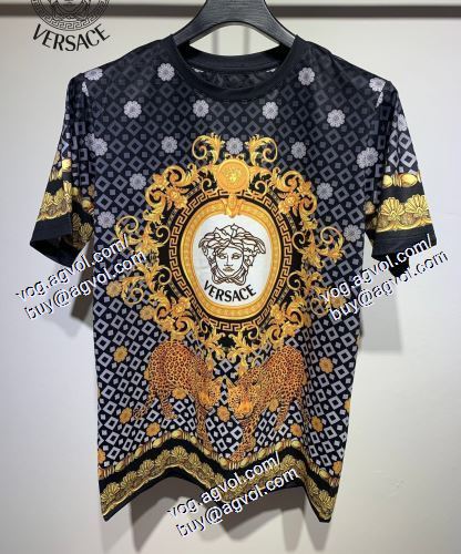  2021春夏 魅力的 VERSACEスーパーコピー 代引 半袖Tシャツ ヴェルサーチVERSACE