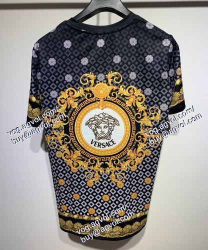  2021春夏 魅力的 VERSACEスーパーコピー 代引 半袖Tシャツ ヴェルサーチVERSACE