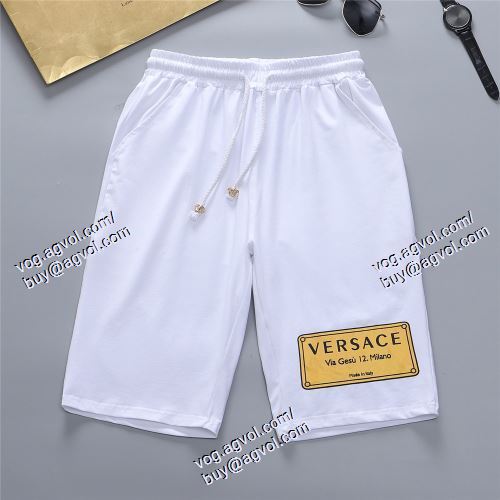  半袖Tシャツ 上下セット VERSACEブランド 偽物 通販 デザイン性の高い ヴェルサーチVERSACE 2021春夏 2色可選 