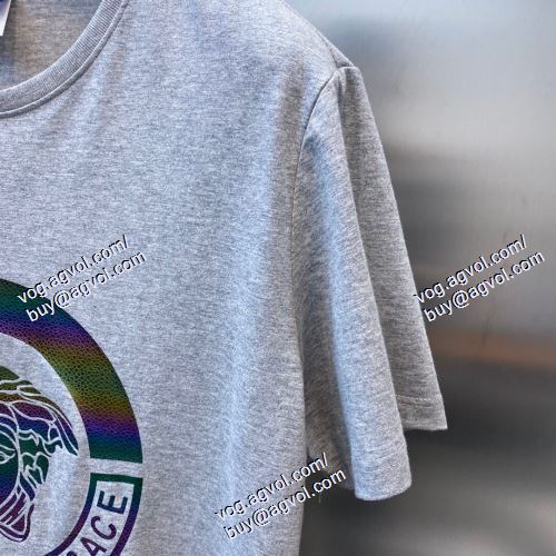  2021春夏 半袖Tシャツ VERSACEスーパーコピー 激安 大好評 3色可選 ヴェルサーチVERSACE 