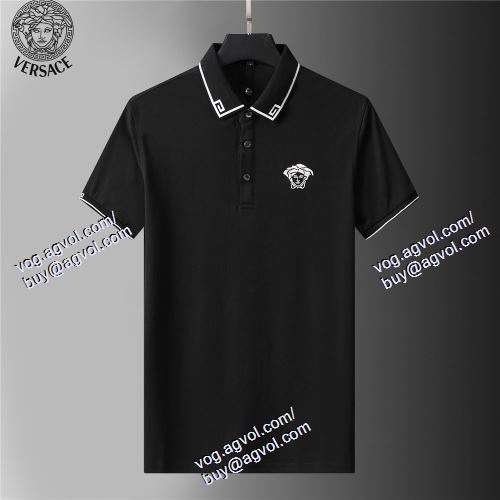  存在感のある ヴェルサーチVERSACE 2021春夏 半袖Tシャツ VERSACEコピーブランド 2色可選 