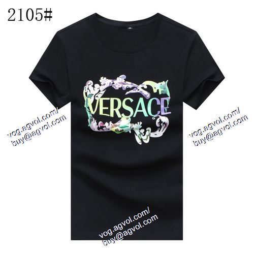  半袖Tシャツ VERSACE偽物ブランド 3色可選 ヴェルサーチVERSACE 2021春夏 ポップ