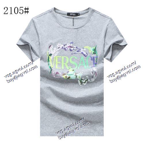  半袖Tシャツ VERSACE偽物ブランド 3色可選 ヴェルサーチVERSACE 2021春夏 ポップ