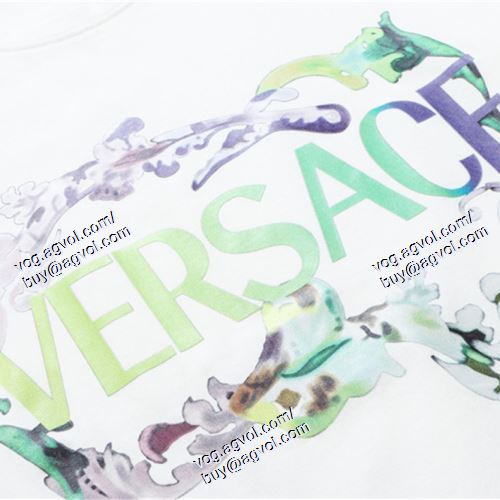 半袖Tシャツ VERSACE偽物ブランド 3色可選 ヴェルサーチVERSACE 2021春夏 ポップ