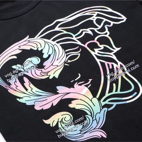  2021春夏 半袖Tシャツ VERSACEスーパーコピー 代引 2色可選 ヴェルサーチVERSACE ファッション 人気 