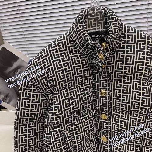 2021秋冬 バルマン BALMAIN 大人の個性を。綿入れ 中わたジャケット しっかり暖かな感じ バルマンブランド コピー