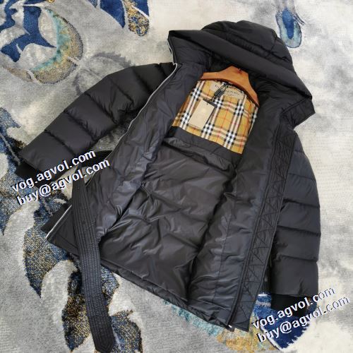 2色可選 大人の個性を。 ダウンジャケットフード取り外し不可  2021秋冬 バーバリー BURBERRY 防風性に優れ ベルトづき バーバリーコピー ブランド