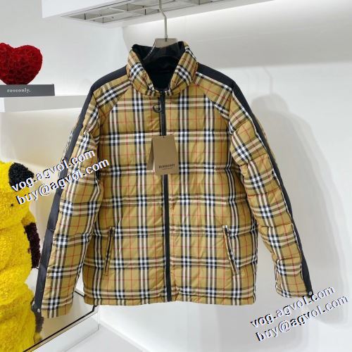 2021秋冬 バーバリー BURBERRY ダウンジャケット バーバリーブランドスーパーコピー 着心地よい リバーシブル仕様 高評価の人気品
