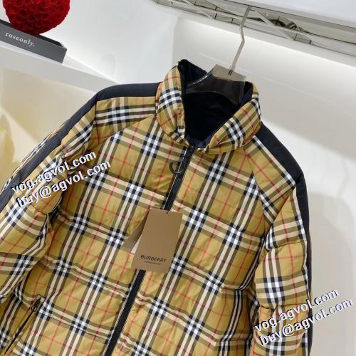2021秋冬 バーバリー BURBERRY ダウンジャケット バーバリーブランドスーパーコピー 着心地よい リバーシブル仕様 高評価の人気品