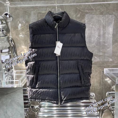 2色可選 高品質 人気 2021秋冬 ディオール DIOR ダウンジャケット ディオールスーパーコピー ベスト 着心地 の良い