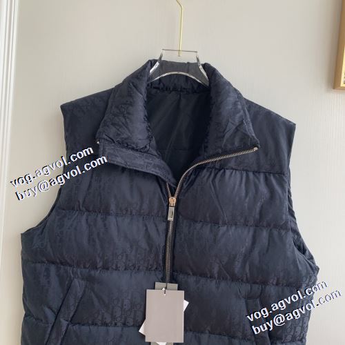 5色可選 ポケットづき 男女兼用 2021秋冬 ディオール DIOR ディオールブランド 偽物 通販 個性的なデザ ダウンジャケット ベスト カジュアル?ウエア