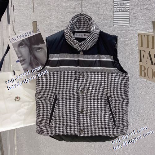 2021秋冬 ディオール DIOR 男女兼用 ダウンジャケット ベスト 人気商品登場 ディオールスーパーコピー 激安 リバーシブル仕様 英字