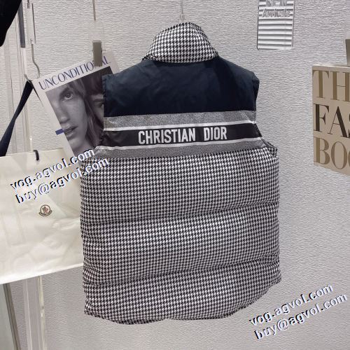 2021秋冬 ディオール DIOR 男女兼用 ダウンジャケット ベスト 人気商品登場 ディオールスーパーコピー 激安 リバーシブル仕様 英字