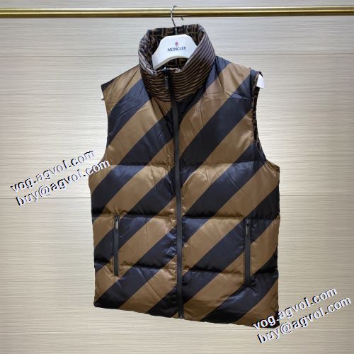 2021秋冬 フェンディ FENDI 軽くて暖かい フェンディブランド コピー 大好評 ダウン&フェザー ベスト リバーシブル仕様