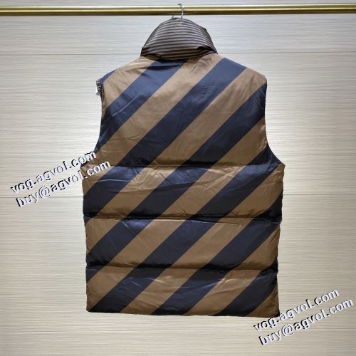 2021秋冬 フェンディ FENDI 軽くて暖かい フェンディブランド コピー 大好評 ダウン&フェザー ベスト リバーシブル仕様