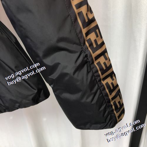 プレミアムダウンコート フェンディコピー ベルトづき 2021秋冬 フェンディ FENDI ポップ 着心地 の良い 2色可選 リバーシブル仕様