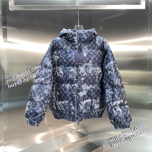 ダウンジャケット フードづき インシュレーション ルイ ヴィトンスーパーコピー 2021秋冬 ルイ ヴィトン LOUIS VUITTON 存在感のある 超美シルエット