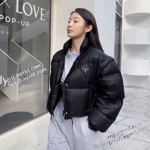 プラダコピー ダウンジャケット 4色可選 超美シルエット 防寒 2021秋冬 プラダ PRADA ベスト【人気ブログ掲載】使い勝手が良く